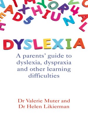 cover image of Dyslexia